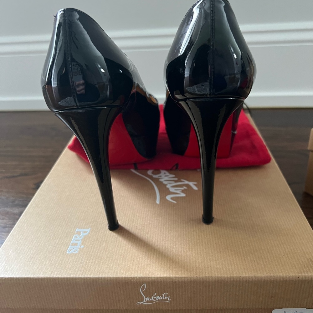 Bianca 120 Patent calf 37.5 Christian Louboutin‘s black 37.5
